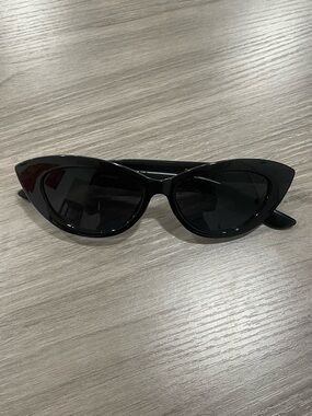 ASOS black cat eye sunglasses
